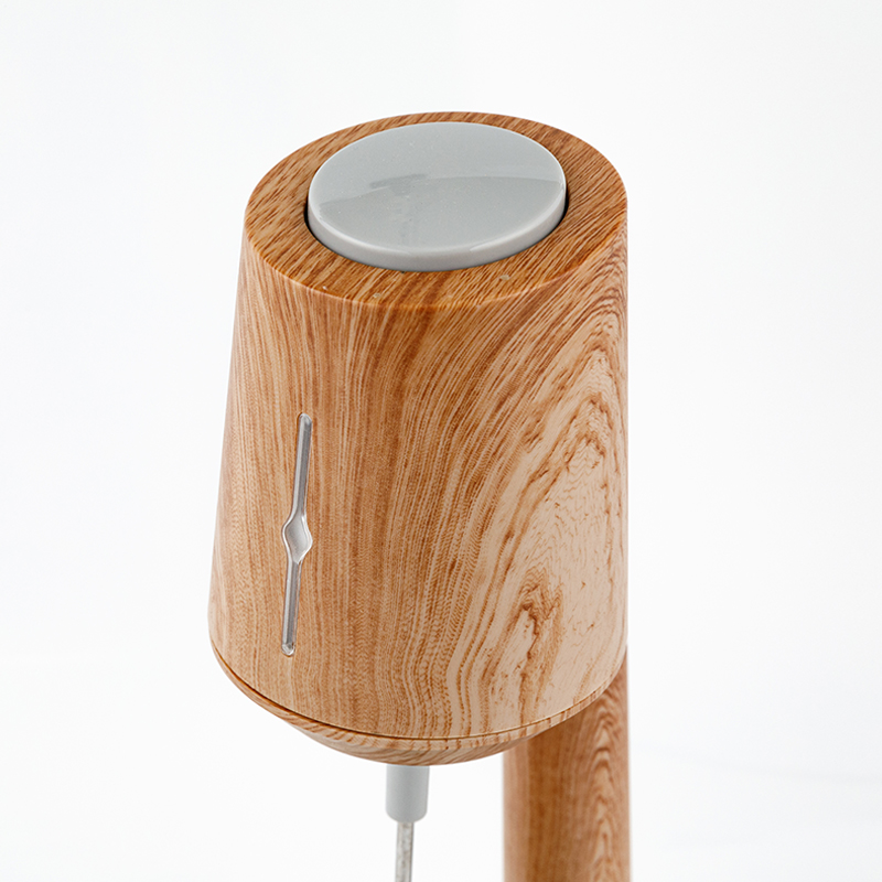 HSM-717 Indicador LED de estilo natural de grano de madera Amigable para niños Mezclador de bebidas de uso familiar europeo popular